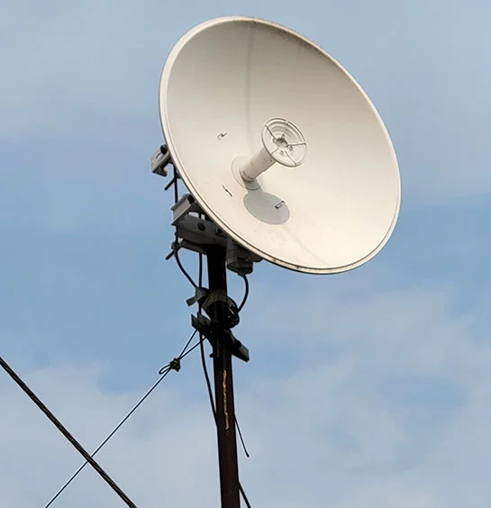 Home broadband internet connection setup with WiFi router