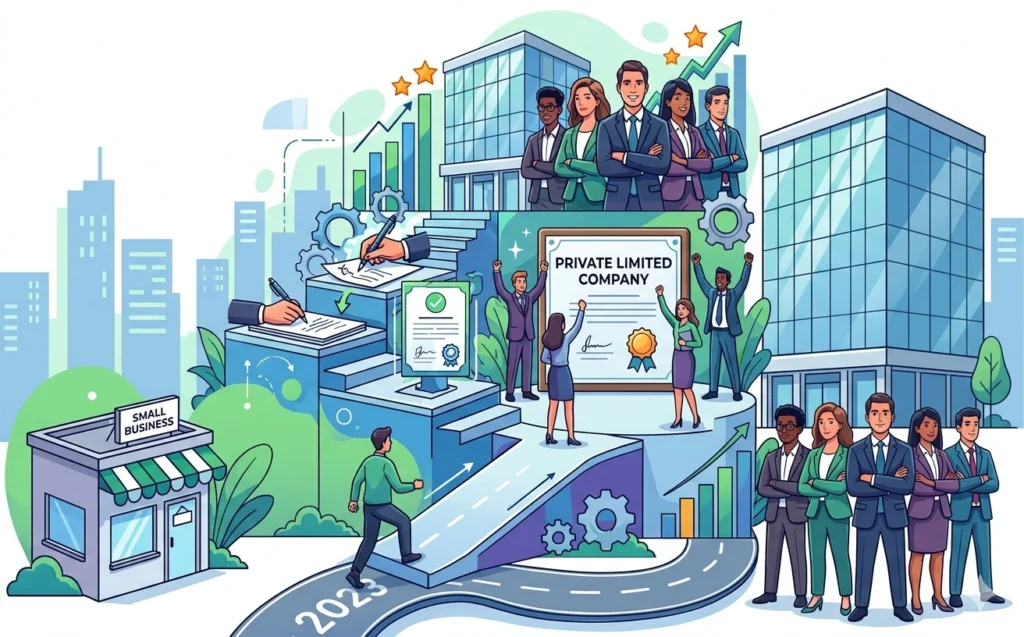 A milestone of growth—officially becoming a Private Limited Company in 2023.